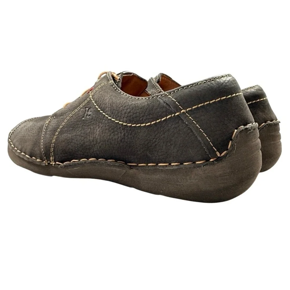 Josef Seibel Fergey 20-Titan Leather Lace Up Shoes Womens Sz 41 /US 10